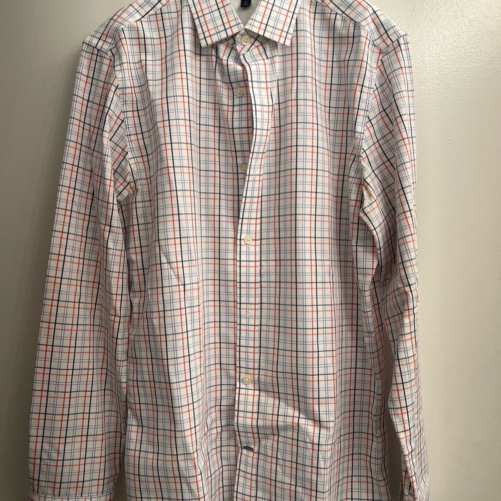 Banana Republic Men's Medium Multicolor Checkered Shirt
